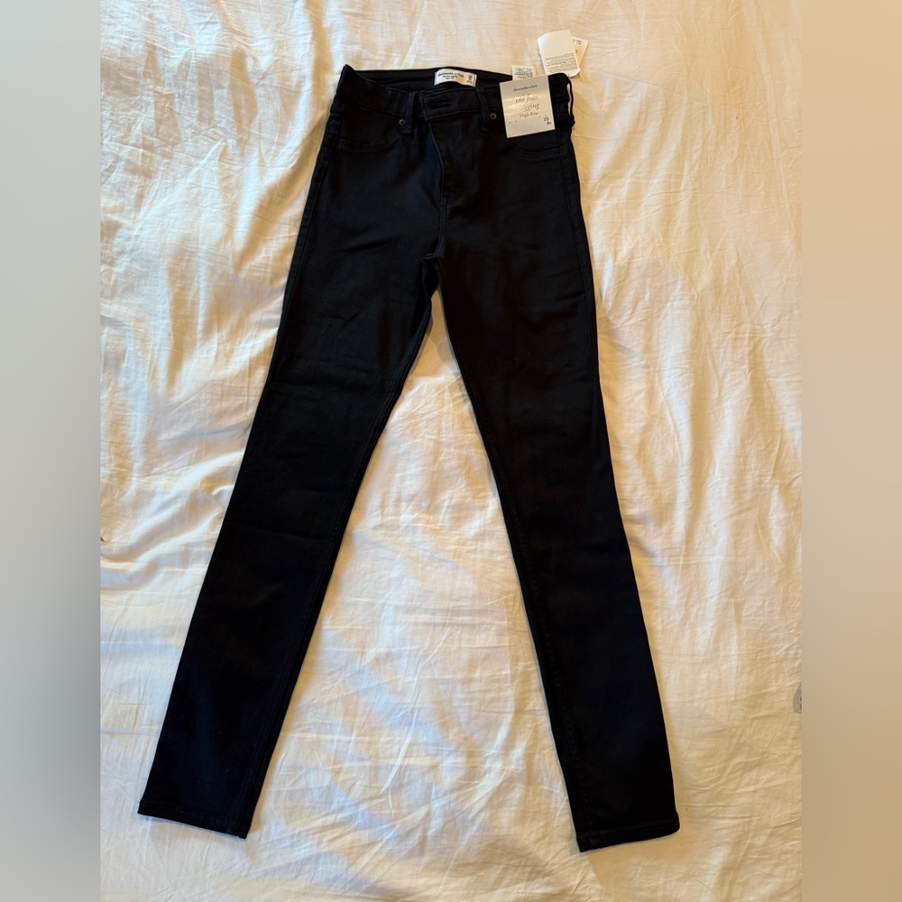 Abercrombie & Fitch Black High Rise Jean Legging
